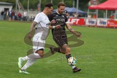Bezirksliga - Saison 2025/26- TSV Gaimersheim - TSV Rohrbach - Domenic Raimann (Nr.32 - TSV Gaimersheim) - Alexander Huber schwarz Rohrbach - Foto: Meyer Jürgen