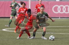 Frauen - Bayernliga -  FC Ingolstadt 04 II -SV Frensdorf -  Sarah Müller rot FCI - Foto: Meyer Jürgen