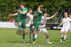 Bezirksliga - Saison 2024/25 - FC Gerolfing - SV Waldeck-München - Bastian Heigl (Nr.2 - FC Gerolfing) - Leo Zänger (Nr.11 - FC Gerolfing) - Foto: Meyer Jürgen