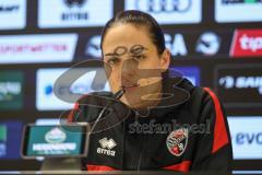 3. Liga; FC Ingolstadt 04 - SC Verl; Pressekonferenz Interview Cheftrainerin Sabrina Wittmann (FCI)
