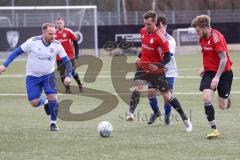 AUDI - Schanzer Amateur Cup 2023 - Finale - TSV Hohenwart - FC Mindelstetten - 5:3 -  Markus Kurzhals
 rot Hohenwart #6 - Manuel Riedl weiss Mindelstetten links - Foto: Meyer Jürgen