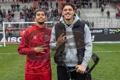 3. Liga; FC Ingolstadt 04 - SV Waldhof Mannheim; Sieg Jubel Freude Yann Sturm (7, FCI) Dennis Kaygin (10, FCI)