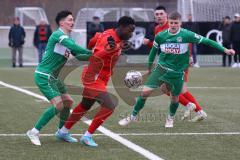 Freundschaftsspiel - Saison 2022/2023 - FC Ingolstadt 04 - VFB Eichstätt - Madougou  Ibrahim (Nr.9 - Fc Ingolstadt 04 II) - Fries Jonas grün Eichstätt. - Foto: Meyer Jürgen