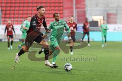 3. Liga; FC Ingolstadt 04 - 
SV Sandhausen; Julian Kügel (31, FCI) Ben Balla Yassin (26 SVS)