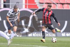3. Liga; FC Ingolstadt 04 - SV Sandhausen; Yannick Deichmann (20, FCI) Girdvainis Edvinas (2 SVS)