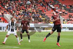 3. Liga; FC Ingolstadt 04 - SSV Ulm 1846; Gaal Tom (4 Ulm) Jannik Mause (7, FCI) Pascal Testroet (37, FCI)