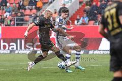 3. Liga; FC Ingolstadt 04 - MSV Duisburg; Max Dittgen (10, FCI) Marvin Senger (4 MSV)