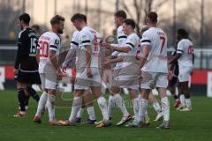 3. Liga - Saison 2023/24 - Testspiel - 1. FC Nürnberg - FC Ingolstadt 04 - Jannik Mause (Nr.7 - FCI) schiesst den 0:2 Führungstreffer - jubel -  - XXXXX - Foto: Meyer Jürgen