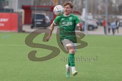 2024_2_17 - Saison 2023/24 - AUDI-Schanzer Amateur Cup - SV Hundszell - FC Gerolfing - Finale - Timo Kraus grün Gerolfing - XXXXX - Foto: Meyer Jürgen