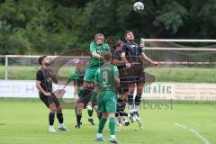 Bezirksliga - Saison 2023/2024 - SV Manching  - SV Sulzemoos - Sebastian Graßl (Nr.10 - SV Manching) - Sami Yasir schwarz Sulzemoos - Foto: Meyer Jürgen