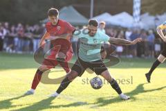 Toto-Pokal; FSV Harthof München - FC Ingolstadt 04; Zweikampf Kampf um den Ball Dennis Kaygin (10, FCI)