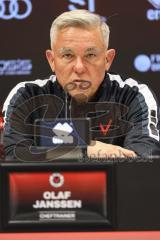 3. Liga; FC Ingolstadt 04 - FC Viktoria Köln; Interview Pressekonferenz Cheftrainer Olaf Janßen (VK)
