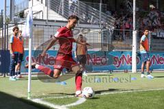 3. Liga - Saison 2025/26 - TSG Hoffenheim II - FC Ingolstadt 04  - Carlsen Frederic Bennedsgaard (Nr.8 - FCI) beim Eckball - XXXXX - Foto: Meyer Jürgen