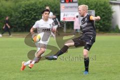 Bezirksliga - Saison 2025/26- TSV Gaimersheim - TSV Rohrbach - Eron Dervisi (Nr.27 - TSV Gaimersheim) - Daniel Rückert schwarz Rohrbach - Foto: Meyer Jürgen