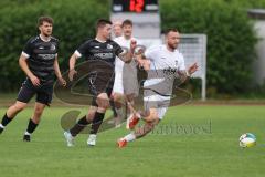Bezirksliga - Saison 2025/26- TSV Gaimersheim - TSV Rohrbach - Thomas Schreiner (Nr.10 - TSV Gaimersheim) - Niklas Schabenberger schwarz Rohrbach - Foto: Meyer Jürgen