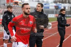 3. Liga; SpVgg Bayreuth - FC Ingolstadt 04; vor dem Spiel David Kopacz (29, FCI)