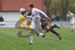 Bezirksliga - Saison 2023/24 - TSV Rohrbach - TSV Gaimersheim -  - Nico von Swiontek Brezinski (Nr.17 - Gaimersheim) - Andreas Maier  schwarz Rohrbach - Foto: Meyer Jürgen