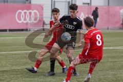 B-Junioren - Bayernliga -  Fc Ingolstadt 04 - TSG 1860 Rosenheim - Drakulic Ognjen schwarz  FCI -  Foto: Meyer Jürgen