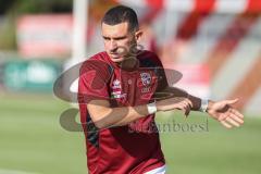 Toto-Pokal - VfB Forstinning - FC Ingolstadt 04; vor dem Spiel Ognjen Drakulic (30, FCI)