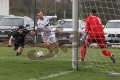 Bezirksliga - Saison 2023/24 - TSV Rohrbach - TSV Gaimersheim -  - Thomas Schreiner (Nr.27 - Gaimersheim) - Sebastian Pohlmann schwarz Rohrbach - Marco Ziegelmeier Torwart Rohrbach - Foto: Meyer Jürgen