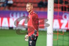 3. Liga; FC Ingolstadt 04 - SSV Jahn Regensburg; vor dem Spiel Torwart Marius Funk (1, FCI)