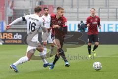 3. Liga - Fußball - FC Ingolstadt 04 - SV Meppen - Filip Bilbija (35, FCI) Egerer Florian (16  Meppen)