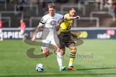 3. Liga; Borussia Dortmund II - FC Ingolstadt 04; Simon Lorenz (32, FCI) Butler Justin (11 BVB2)