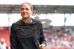 3. Liga; FC Ingolstadt 04 - SSV Jahn Regensburg; vor dem Spiel Cheftrainerin Sabrina Wittmann (FCI)
