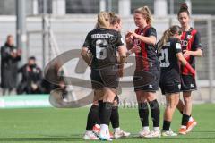 2. Bundesliga Frauen - Saison 2024/25 - FC Ingolstadt 04 Frauen - SC Freiburg II - Der 2:0 Führungstreffer durch Stefanie Reischmann (Nr.24 - FCI Frauen) - jubel   - Foto: Meyer Jürgen