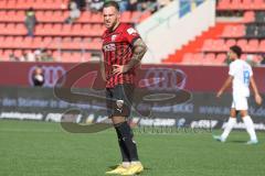 3.Liga - Saison 2022/2023 - FC Ingolstadt 04 -  SV Meppen - Patrick Schmidt (Nr.9 - FCI) enttäuscht nach einer vergebenen Torchance - Foto: Meyer Jürgen