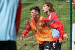 3. Liga; FC Ingolstadt 04 - Trainingslager Südtirol, Felix Keidel, Tim Civeja (8, FCI)