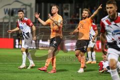 3. Liga; FC Viktoria Köln - FC Ingolstadt 04; ärgert sich, Torchance verpasst, Jannik Mause (7, FCI) Yannick Deichmann (20, FCI) Russo Stefano (6 Köln)