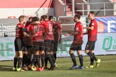 3. Liga - FC Ingolstadt 04 - 1. FC Kaiserslautern - Tor Justin Butler (31, FCI) Jubel, Ilmari Niskanen (22, FCI) Caniggia Ginola Elva (14, FCI) Björn Paulsen (4, FCI) Marc Stendera (10, FCI) Peter Kurzweg (16, FCI) Rico Preisinger (6, FCI) Tobias Schröck 