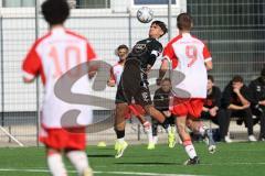 B-Junioren Bundesliga  - Saison 2023/24 - B-Junioren - FC Ingolstadt 04 - FC Bayern München - Lakatos Noel schwarz FCI - XXXXX - Foto: Meyer Jürgen