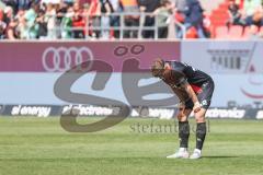3. Liga; FC Ingolstadt 04 - Arminia Bielefeld; Niederlage, hängende Köpfe 0:3 Simon Lorenz (32, FCI)