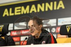3. Liga; Alemannia Aachen - FC Ingolstadt 04; Interview Pressekonferenz Cheftrainerin Sabrina Wittmann (FCI)
