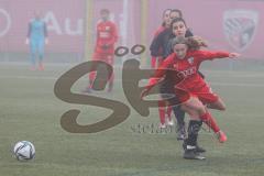 Frauen - Bayernliga - U17 - B-Junioren -  FC Ingolstadt 04 II - FC Forstern - Julia Schuller rot FCI - Eisenbarth Luise schwarz Forstern -  Foto: Meyer Jürgen