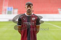 Arian Llugiqi (29, FCI) ; FC Ingolstadt 04; 2.BL, Porträttermin 2021/2022