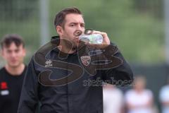 Freundschaftsspiel - Saison 2024/25 - FC Ingolstadt 04 II - TSV Rain/Lech  - Cheftrainer Patrick Schönfeld (FCI U21) vor dem Spiel - XXXXX - Foto: Meyer Jürgen