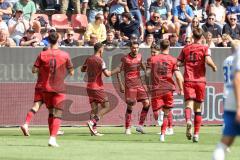 3. Liga; FC Ingolstadt 04 - FC Hansa Rostock; Tor Jubel Treffer 1:0 Dennis Kaygin (10, FCI) Jonas Scholz (15, FCI) Fredrik Carlsen (8, FCI) Marcel Costly (22, FCI) Mads Borchers (9, FCI) Elias Decker (4, FCI)