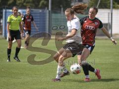 2. Bundesliga Frauen - Saison 2026/27  - FC Ingolstadt 04 Frauen - 1.FCC Turbine Potsdam - Jenny Beyer (Nr.8 - FCI Frauen) - Gößler Elena weiss Potsdam - Foto: Meyer Jürgen