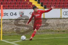 Bayernliga Süd - Saison 2021/2022 - FC Ingolstadt 04 II - TSV 1860 München II - Senger Michael (#21 FCI) beim Eckball - Foto: Meyer Jürgen