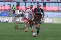 2.BL; FC Ingolstadt 04 - SSV Jahn Regensburg; Rico Preißinger (6, FCI) Carlo Boukhalfa (22 SSV)