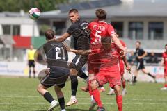 Bezirksliga - Saison 2024/25- TSV Gaimersheim - FC Fatih Ingolstadt - Nico von Swiontek Brzezinski (Nr.17 - TSV Gaimersheim) - Dardan Berisha rot Fatih - Foto: Meyer Jürgen