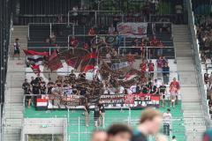 3. Liga - Saison 2026/27 - SC Preussen Münster - FC Ingolstadt 04 -  mitgereiste Fans -  - XXXXX - Foto: Meyer Jürgen