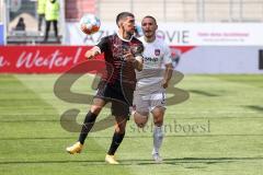 2.BL; FC Ingolstadt 04 - 1. FC Heidenheim; Neuzugang Nassim Boujellab (8, FCI) Geipl Andreas (8, FCH) Zweikampf