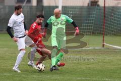 Kreisklasse - Saison 2025/26- Türk SV Ingolstadt - MTV Ingolstadt-  - Daniel Drotleff rot Türkisch - Marco Battaglia weiss MTV - Ivan Covic TW MTV - Foto: Meyer Jürgen