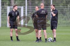 3. Liga; FC Ingolstadt 04 - Neue Trainerin, Wechsel, Trainerwechsel, Cheftrainerin Sabrina Wittmann (FCI) Co-Trainer Maniyel Nergiz (FCI) Co-Trainer Fabian Reichler (FCI)