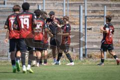 A-Junioren Bundesliga  - Saison 2026/27 - A-Junioren - FC Ingolstadt 04 - Jahn Regensburg - Der 1:0 Führungstreffer durch Malik Kaydin rot FCI - jubel -  - XXXXX - Foto: Meyer Jürgen