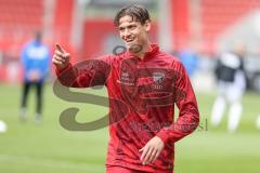 3. Liga; FC Ingolstadt 04 - SV Waldhof Mannheim; vor dem Spiel Tomislav Bagaric (49,FCI)
